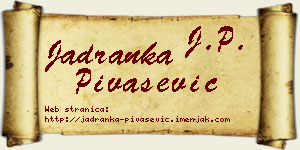 Jadranka Pivašević vizit kartica